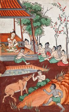 Phra Malai Manuscript (image 8 of 21), between c1860 and c1880. Creator: Unknown