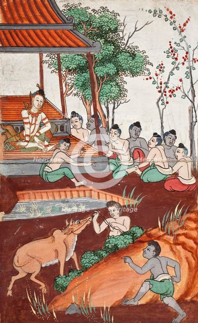 Phra Malai Manuscript (image 8 of 21), between c1860 and c1880. Creator: Unknown.