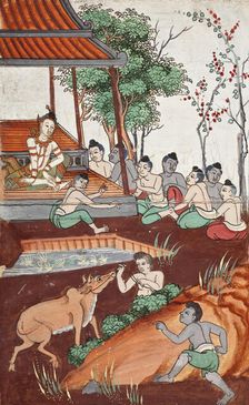 Phra Malai Manuscript (image 8 of 21), between c1860 and c1880. Creator: Unknown