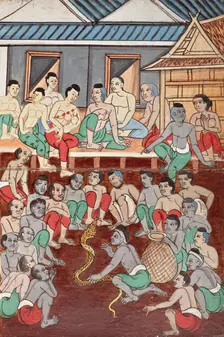 Phra Malai Manuscript (image 9 of 21), between c1860 and c1880. Creator: Unknown