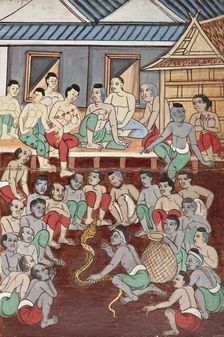 Phra Malai Manuscript (image 9 of 21), between c1860 and c1880. Creator: Unknown