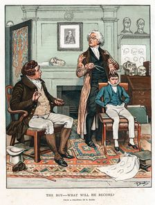 Phrenology, 1820 (1886). Creator: Frank Dadd