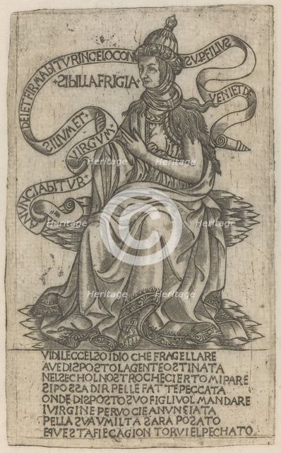 Phrygian Sibyl, early 15th century. Creator: Unknown.