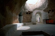 Pit dwelling in Tunisia