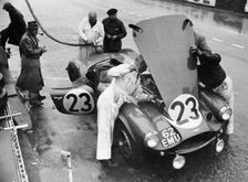 Pit stop, Le Mans 24 Hours, France, 1955