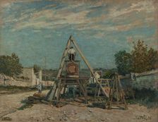 Pit sawyers, 1876. Creator: Alfred Sisley