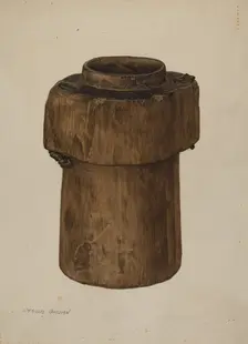 Pitch Pail, c. 1940. Creator: Charles Garjian