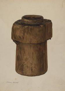 Pitch Pail, c. 1940. Creator: Charles Garjian