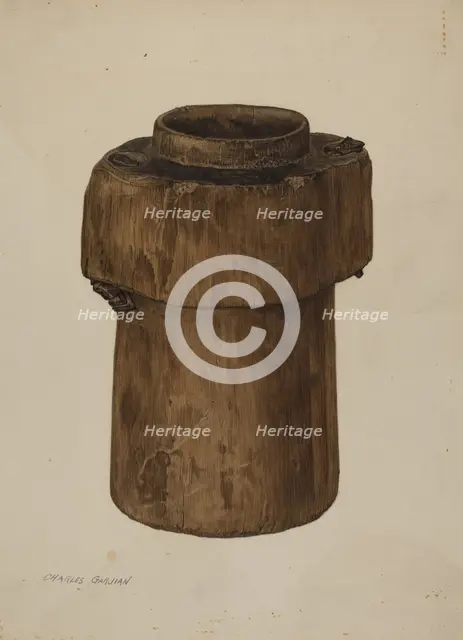 Pitch Pail, c. 1940. Creator: Charles Garjian.