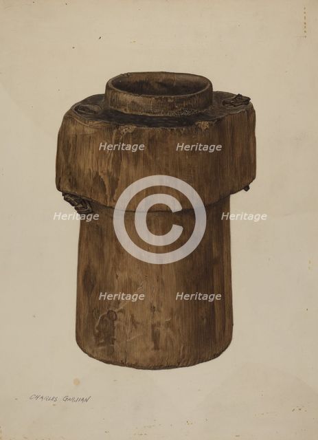 Pitch Pail, c. 1940. Creator: Charles Garjian.