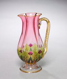 Pitcher, 1800s. Creator: J. & L. Lobmeyr (Austrian, Vienna, est. 1823)