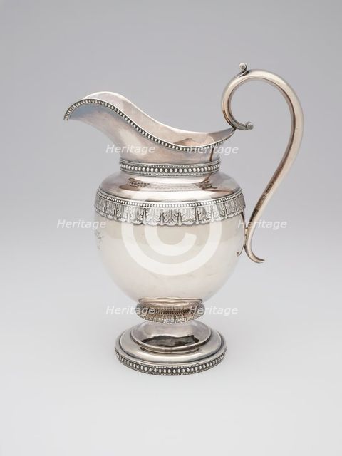Pitcher, 1827/48. Creator: Baldwin Gardiner.