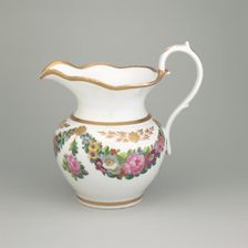 Pitcher, 1828/35. Creator: Tucker Porcelain Factory