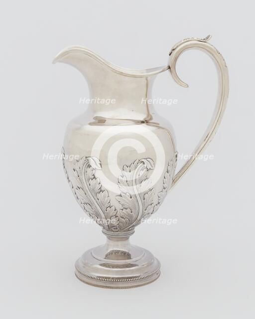 Pitcher, 1833. Creator: John B. Jones & Company.