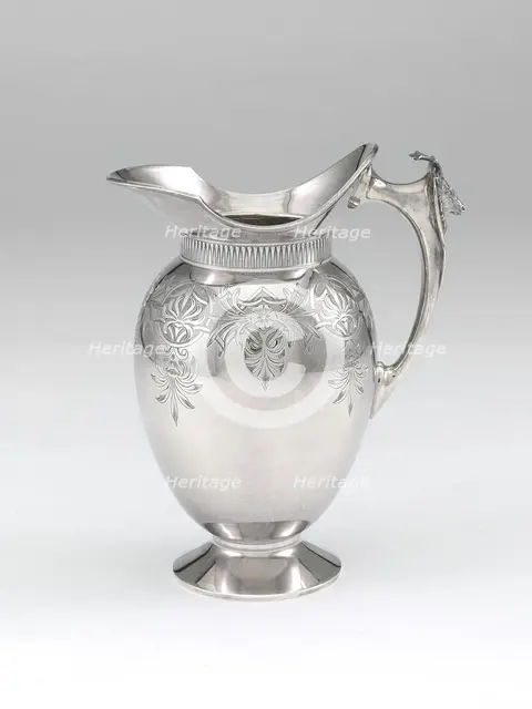 Pitcher, 1880/1900. Creator: Gorham Manufacturing Company.
