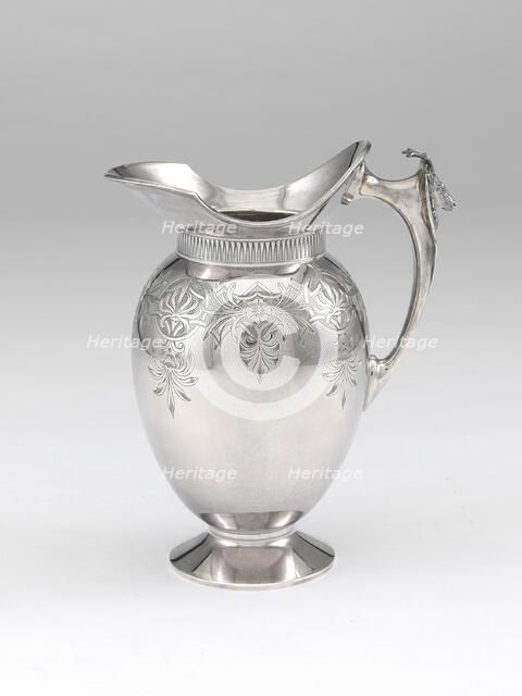 Pitcher, 1880/1900. Creator: Gorham Manufacturing Company.