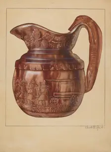 Pitcher, 1935/1939. Creator: Charlotte Sperber