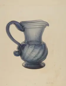 Pitcher, 1935/1942. Creator: Van Silvay