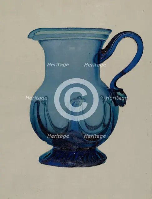 Pitcher, 1935/1942. Creator: Vincent Burzy.
