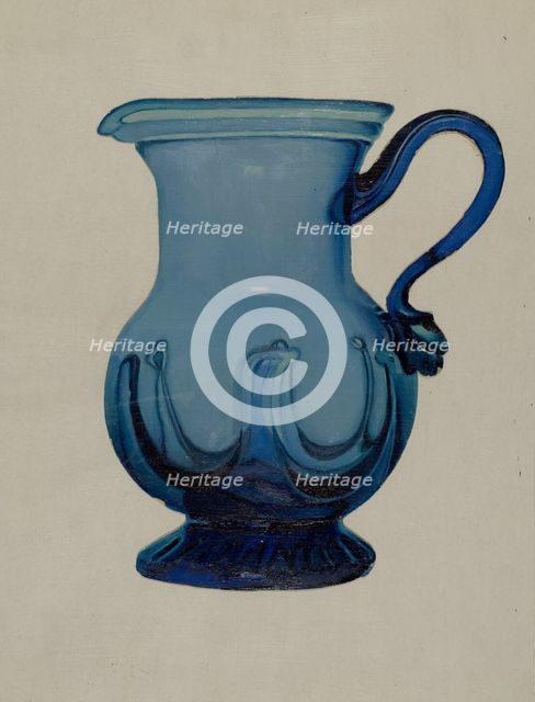Pitcher, 1935/1942. Creator: Vincent Burzy.