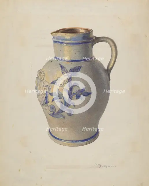 Pitcher, 1935/1942. Creator: Carl Buergerniss.