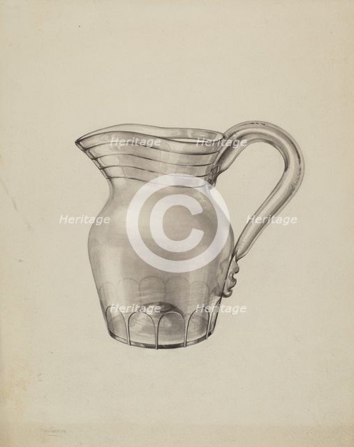 Pitcher, 1935/1942. Creator: Charles Caseau.