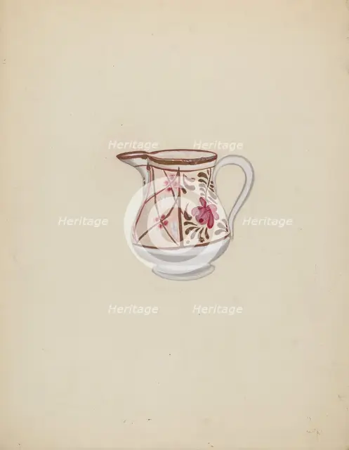 Pitcher, 1935/1942. Creator: David P. Willoughby.