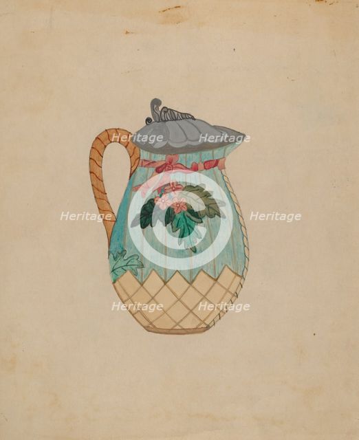 Pitcher, 1935/1942. Creator: Genevieve Sherlock.