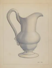 Pitcher, 1935/1942. Creator: Janet Riza