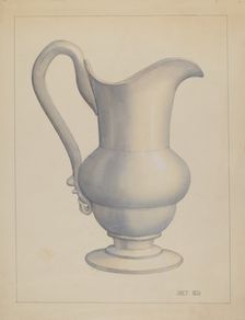 Pitcher, 1935/1942. Creator: Janet Riza
