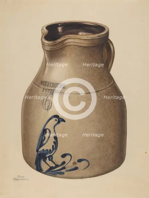 Pitcher, 1935/1942. Creator: John Tarantino.