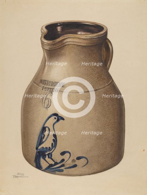 Pitcher, 1935/1942. Creator: John Tarantino.