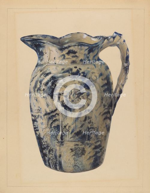 Pitcher, 1935/1942. Creator: Mina Lowry.
