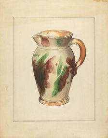 Pitcher, 1935/1942. Creator: Anna Aloisi
