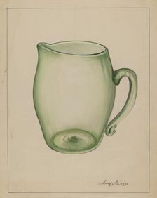 Pitcher, 1935/1942. Creator: Anna Aloisi