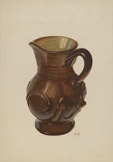 Pitcher, 1935/1942. Creator: Beverly Chichester