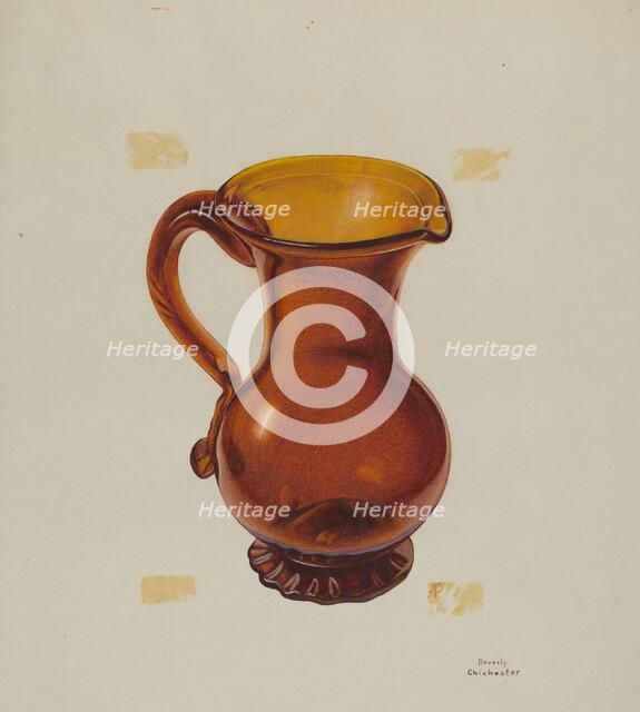 Pitcher, 1935/1942. Creator: Beverly Chichester.