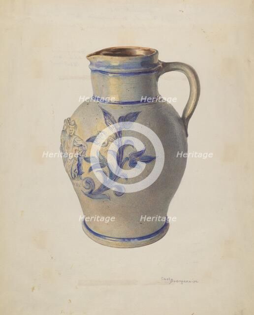Pitcher, 1935/1942. Creator: Carl Buergerniss.