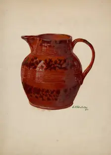 Pitcher, 1936. Creator: Eugene Shellady
