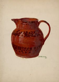 Pitcher, 1936. Creator: Eugene Shellady