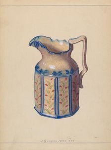 Pitcher, 1936. Creator: J. Howard Iams