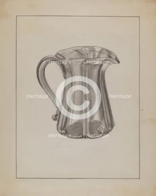 Pitcher, 1936. Creator: Marcus Moran.