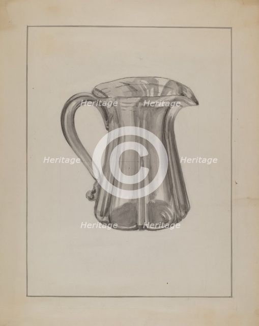 Pitcher, 1936. Creator: Marcus Moran.
