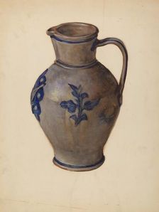 Pitcher, 1937. Creator: C.W. Perky