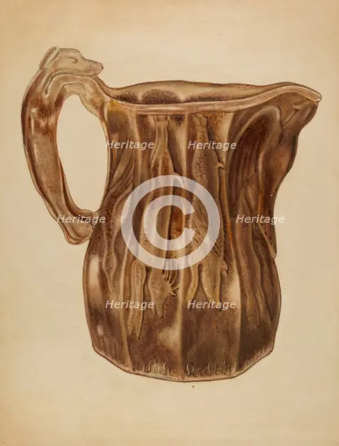 Pitcher, 1937. Creator: Giacinto Capelli.
