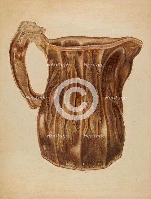 Pitcher, 1937. Creator: Giacinto Capelli.