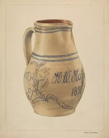 Pitcher, 1937. Creator: Francis Law Durand