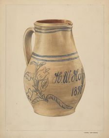 Pitcher, 1937. Creator: Francis Law Durand