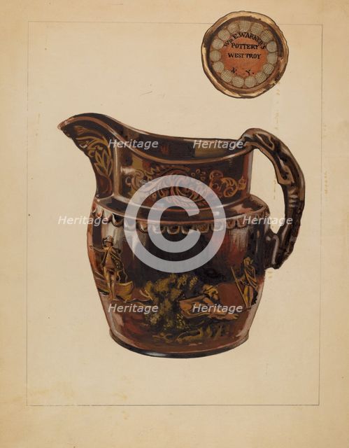 Pitcher, 1937. Creator: John Fisk.