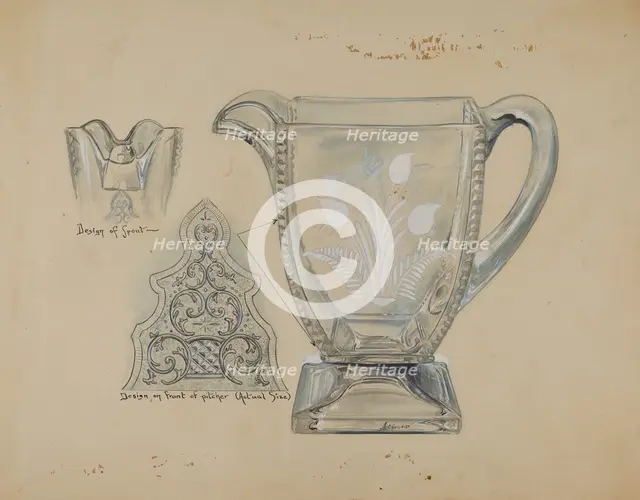 Pitcher, 1937. Creator: Ralph Atkinson.
